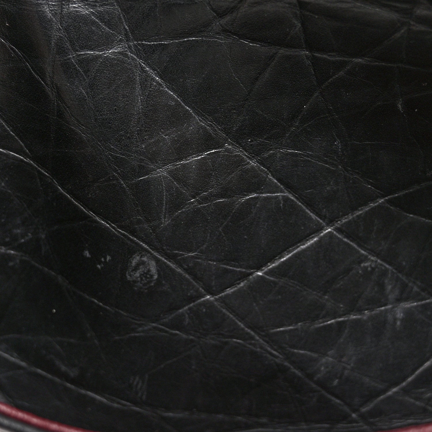 Chanel Aged Calfskin Quilted Medium Double Flap Black 14 of 15