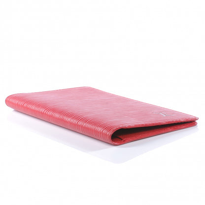 Louis Vuitton Epi Checkbook Cover Red 4 of 6