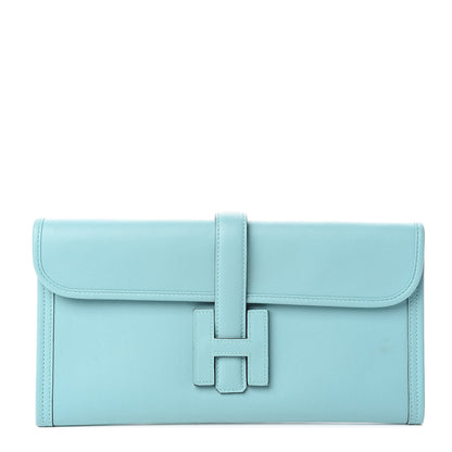 Hermes Swift Jige Elan 29 Clutch Bleu Atoll 1 of 9