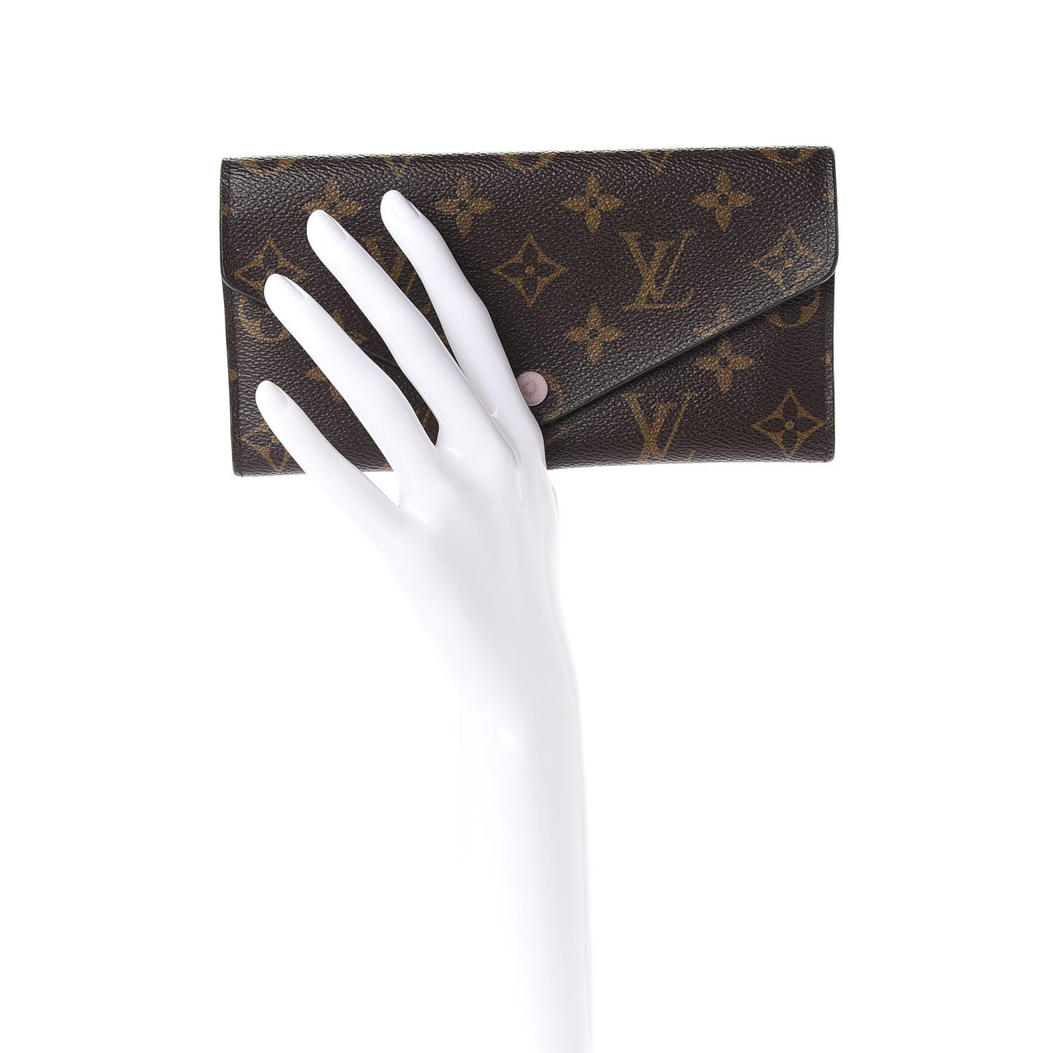 Louis Vuitton Monogram Josephine Wallet Rose Ballerine 2 of 8
