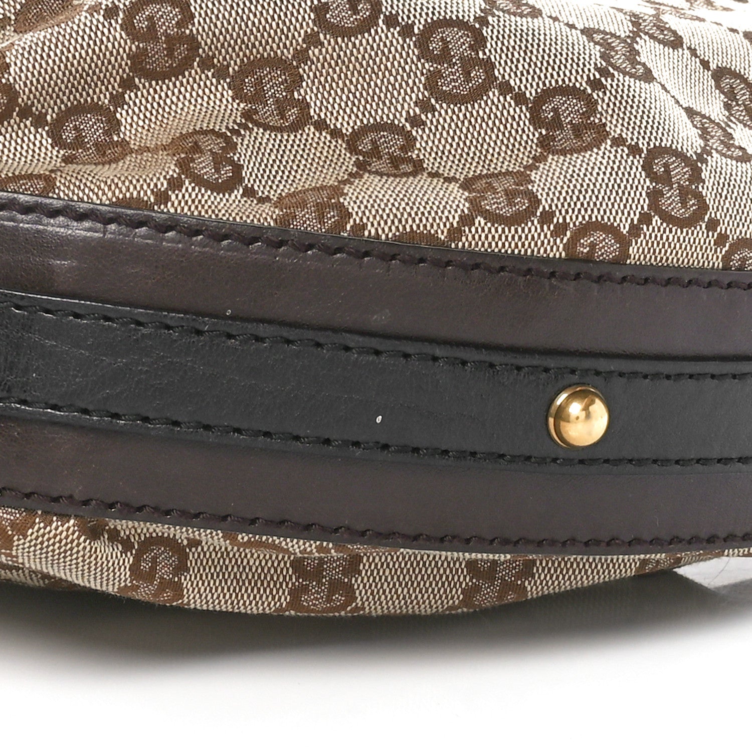 Gucci Monogram Medium Interlocking Hobo Dark Brown 10 of 10