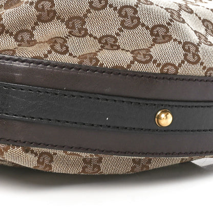 Gucci Monogram Medium Interlocking Hobo Dark Brown 10 of 10