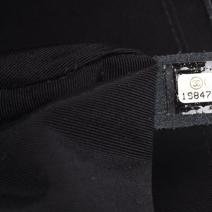 Chanel Calfskin Quilted Large Flap Shopping Tote Black 8 of 13