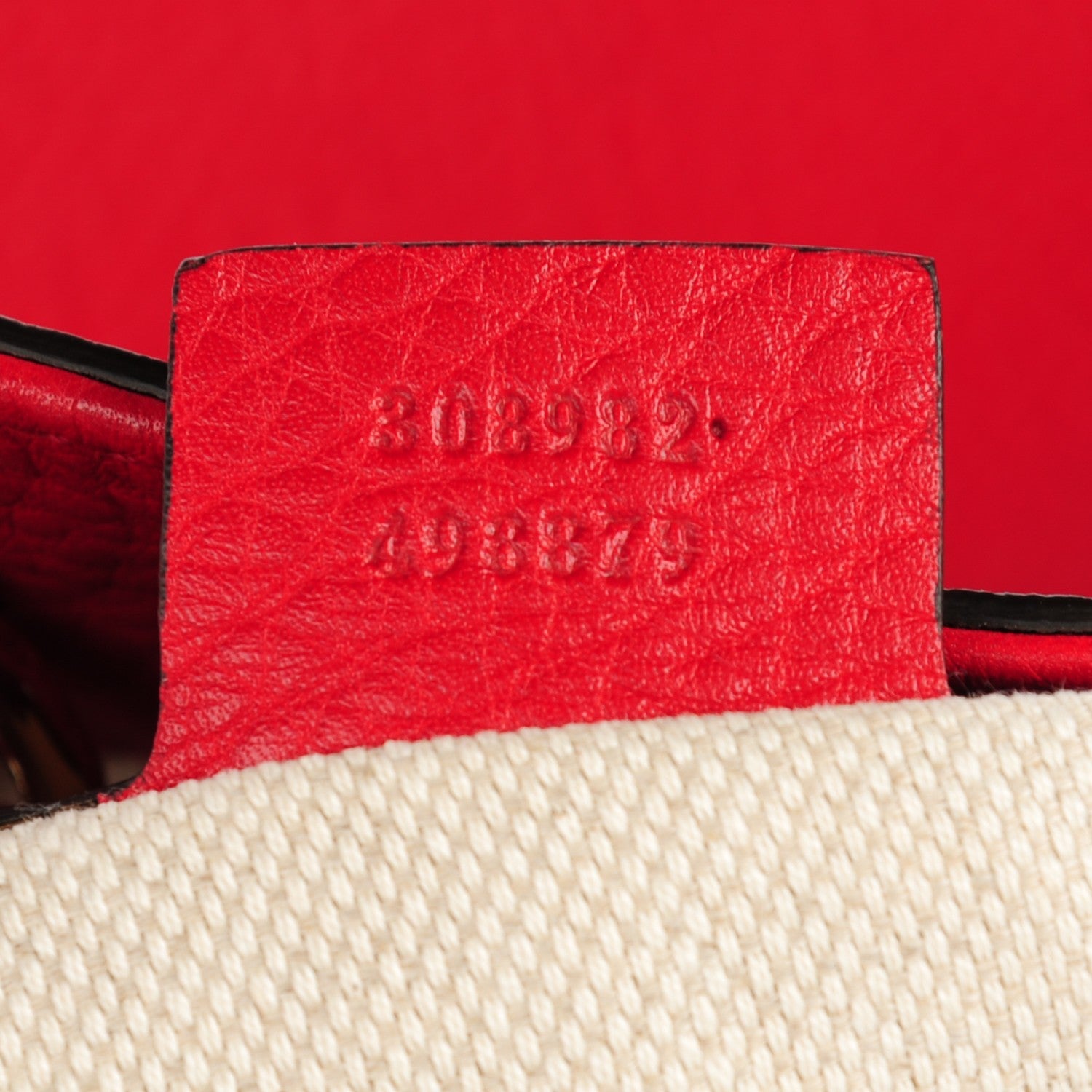 Gucci Pebbled Calfskin Medium Soho Chain Shoulder Bag Tabasco Red 7 of 7