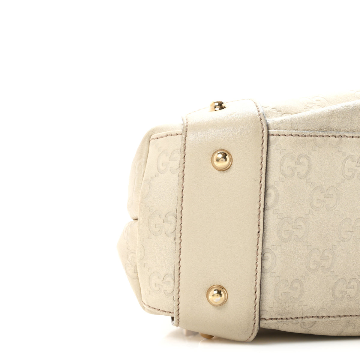 Gucci Guccissima Small Pelham Shoulder Bag Off White 9 of 10