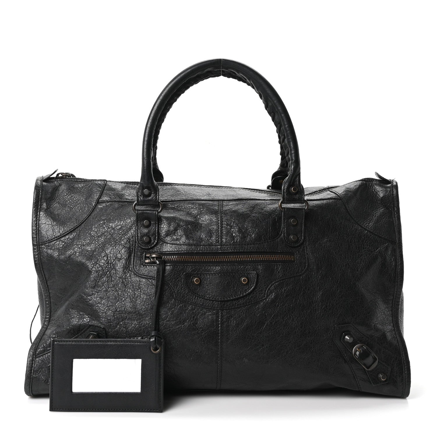 Balenciaga Agneau Classic Hardware Work Black 3 of 11