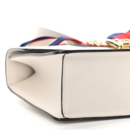 Gucci Calfskin Small Sylvie Shoulder Bag Off White 9 of 12
