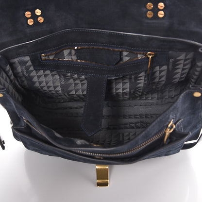 Proenza Schouler Suede Medium PS1 Satchel Navy 5 of 10