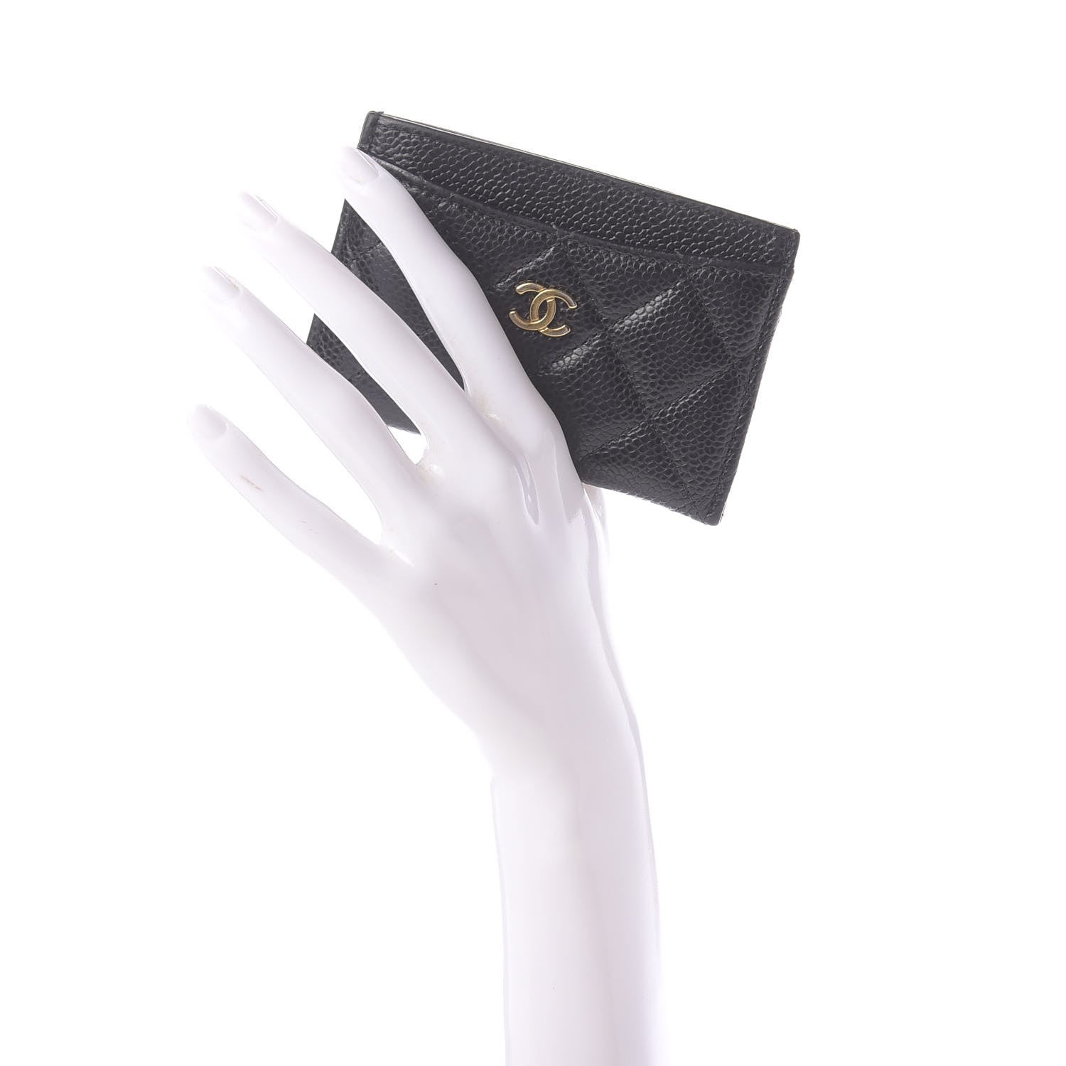 Chanel Caviar Quilted Card Holder Black 2 of 11