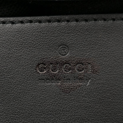 Gucci Calfskin Matelasse Monochrome Mini GG Marmont Crossbody Shoulder Bag Black 6 of 11