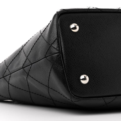 Chanel Grained Calfskin Shopping Fever Tote Black 11 of 15