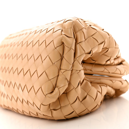 Bottega Veneta Nappa Maxi Intrecciato The Pouch Oversized Clutch Almond 10 of 11