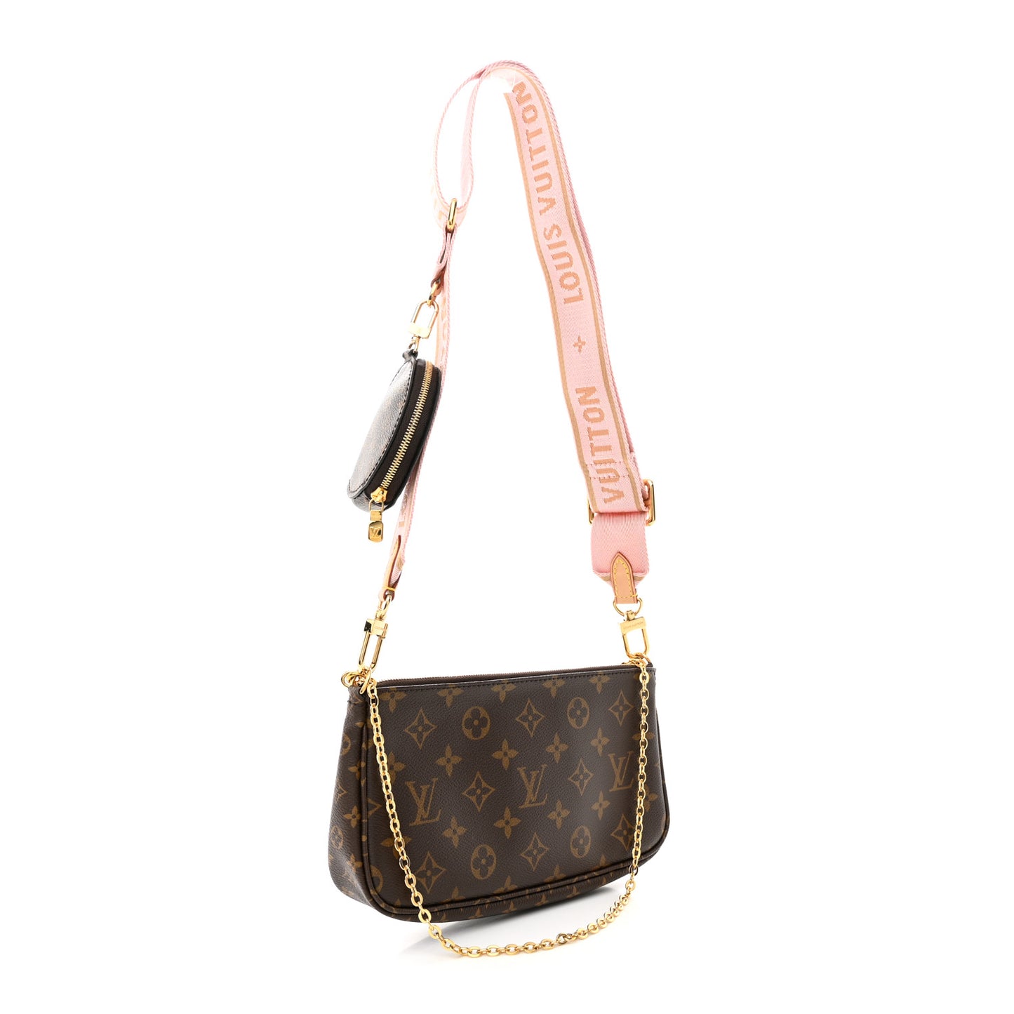 Monogram Multi Pochette Accessories Rose Clair
