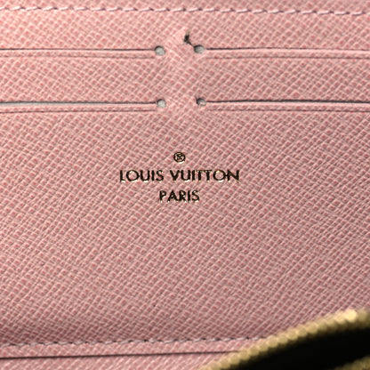 Louis Vuitton Damier Ebene Clemence Wallet Rose Ballerine 6 of 6