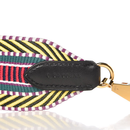 Hermes Toile Swift 50mm Sangle Cavale Shoulder Strap Multicolor Noir 3 of 4