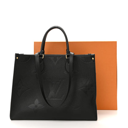 Louis Vuitton Empreinte Monogram Giant Onthego MM Black 10 of 10