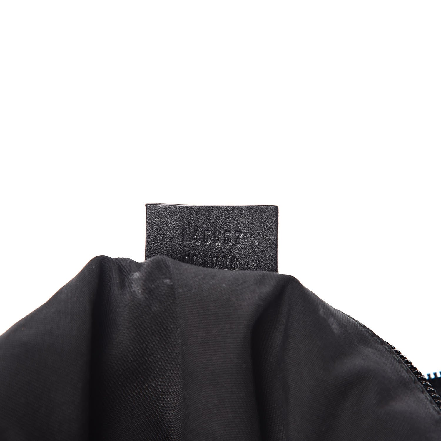Gucci Monogram Calfskin Perforated Medium Flat Messenger Bag Black 9 of 17