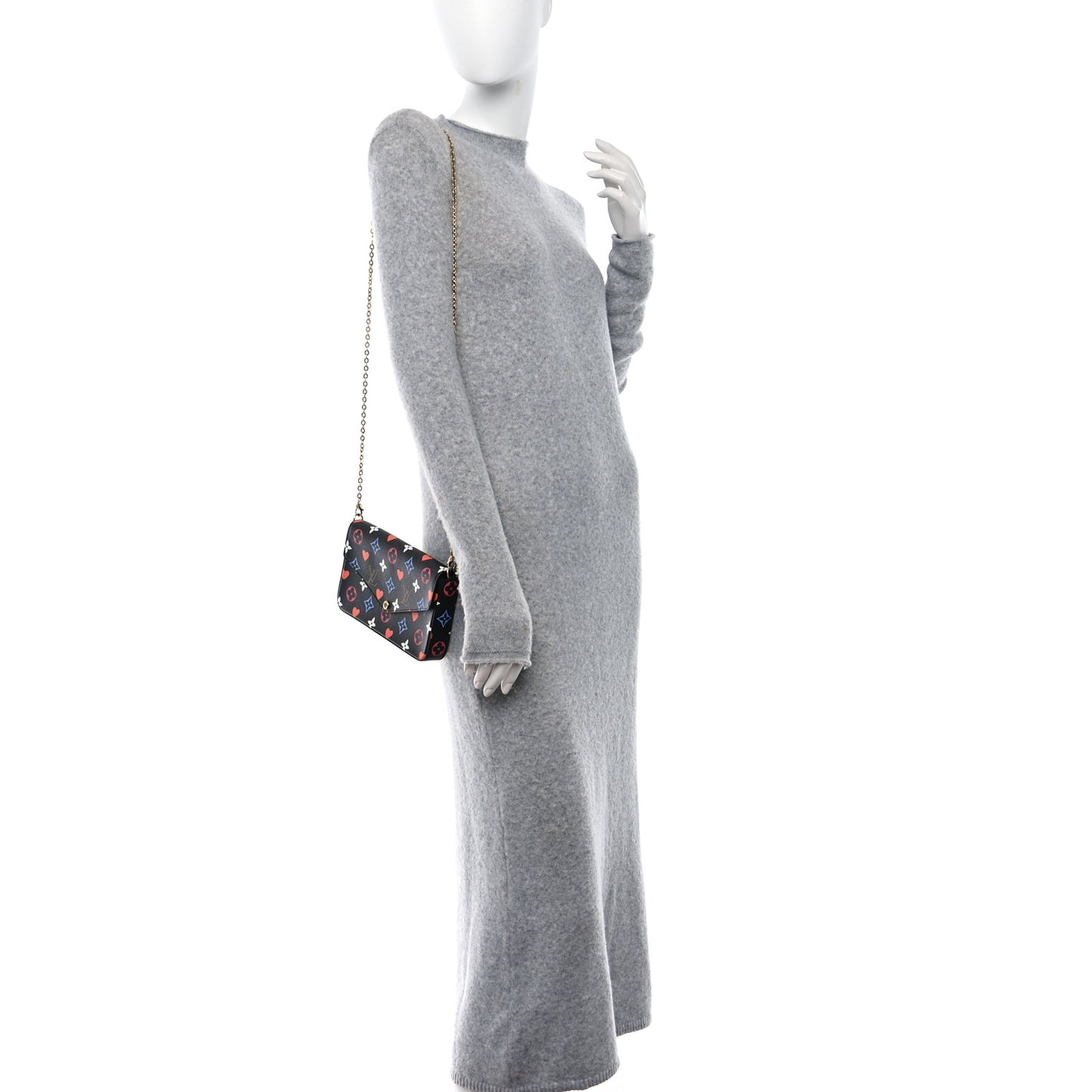 Game On Felicie Chain Wallet Black