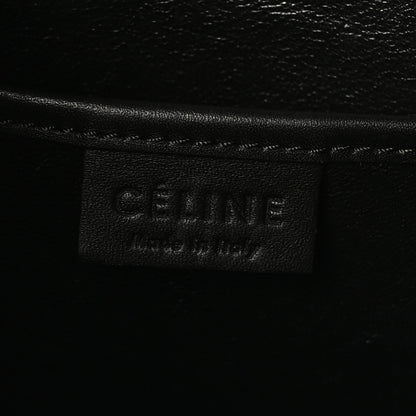 Celine Drummed Calfskin Nubuck Nano Tri-Color Luggage Stone Blue Black 6 of 10
