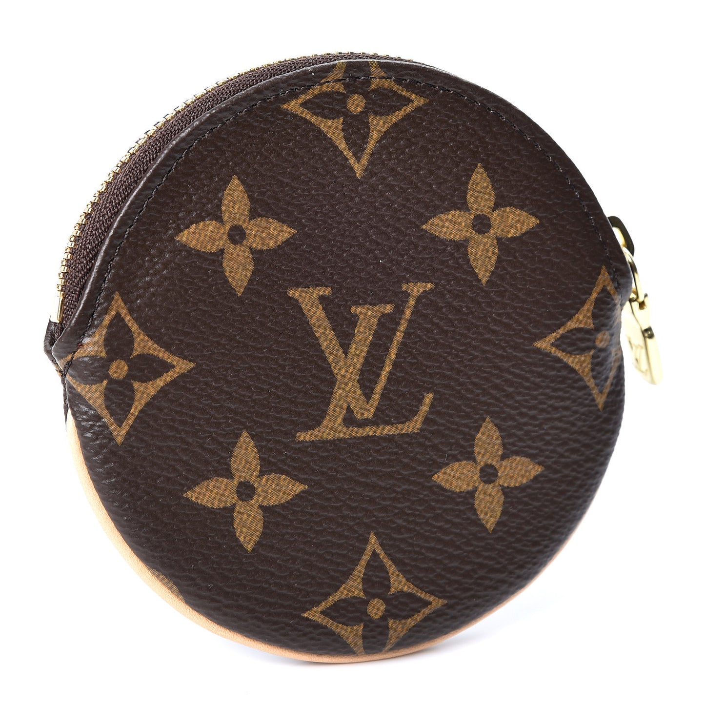 Monogram Round Coin Purse