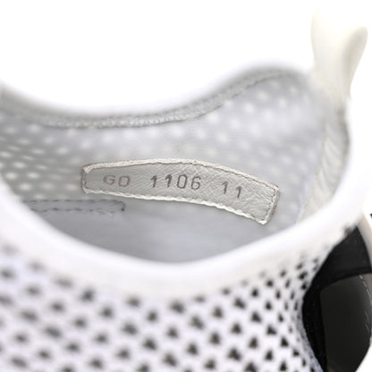Louis Vuitton Mesh Calfskin Damier Embossed Fuel Power Sneakers 11 White 9 of 13