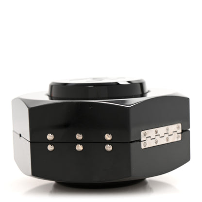 Chanel Plexiglass Octagon CC Minaudiere Clutch Black 9 of 11