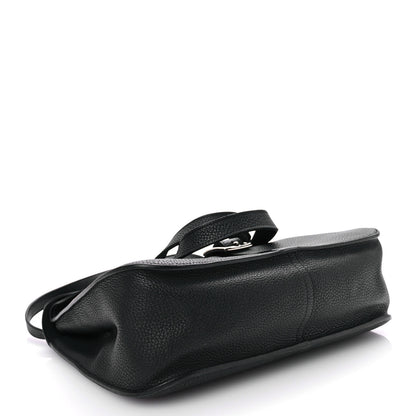 Hermes Taurillon Clemence Halzan 31 Black 4 of 10