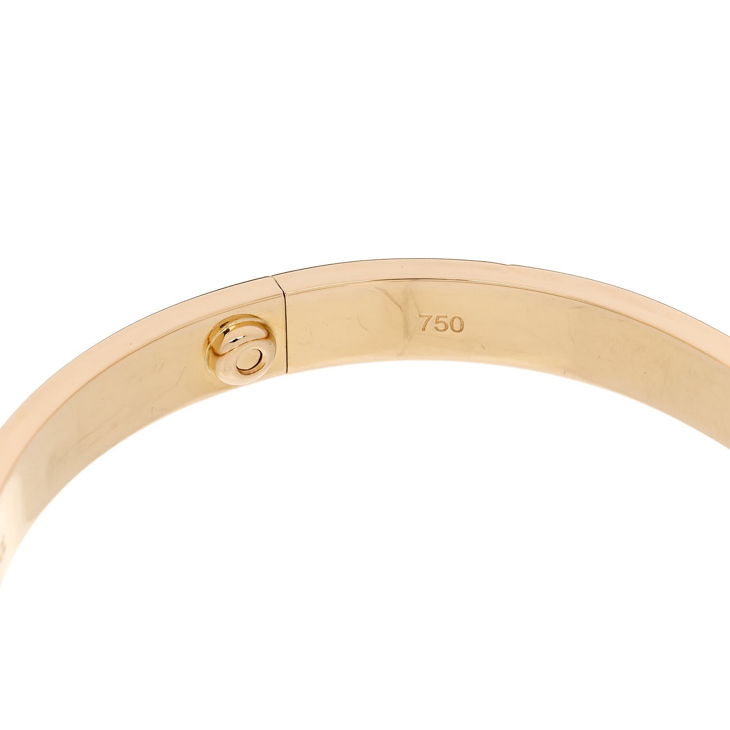 Cartier 18K Yellow Gold LOVE Bracelet 17 5 of 7
