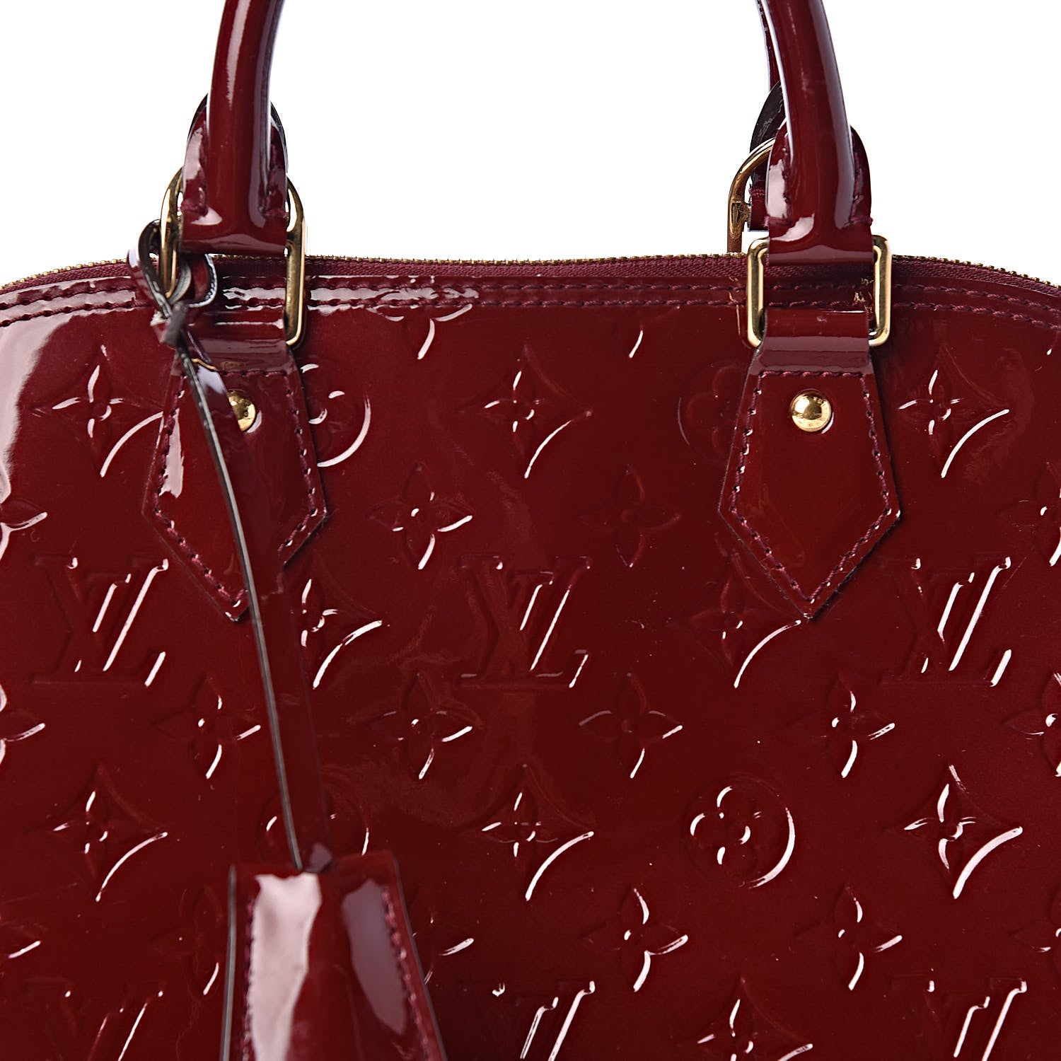 Louis Vuitton Vernis Alma PM Griotte 8 of 10