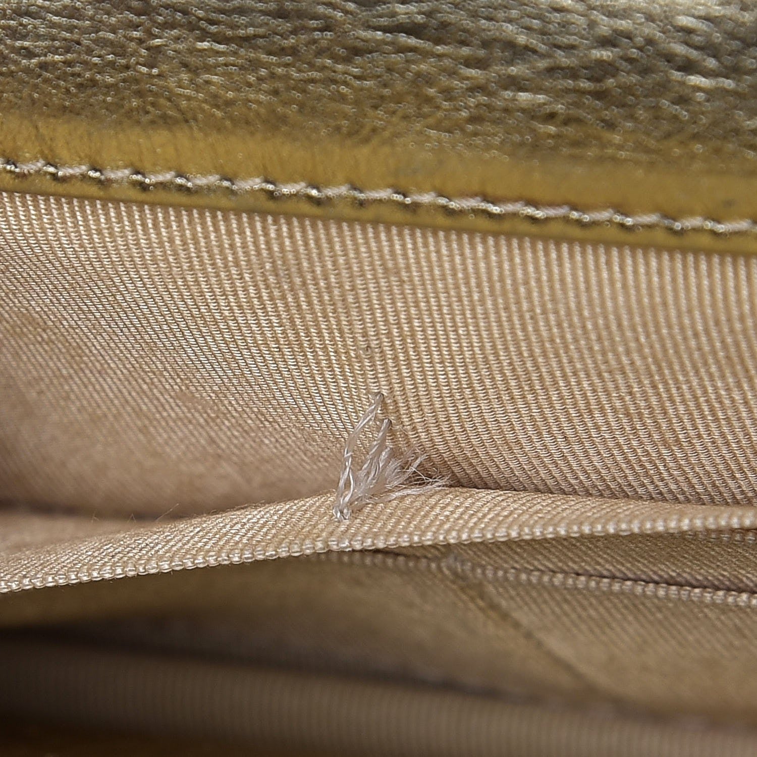 Chanel Metallic Aged Calfskin Reissue Wallet On Chain WOC Gold 10 of 18