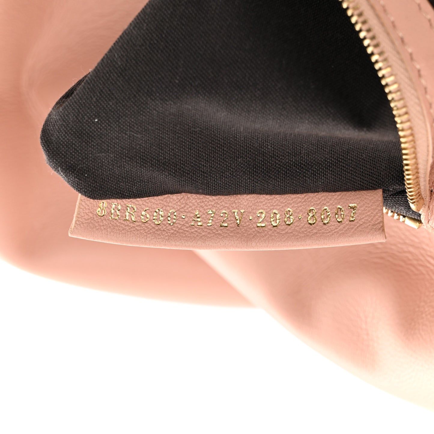 Nappa FF 1974 Embossed Baguette Rosa Bourbon