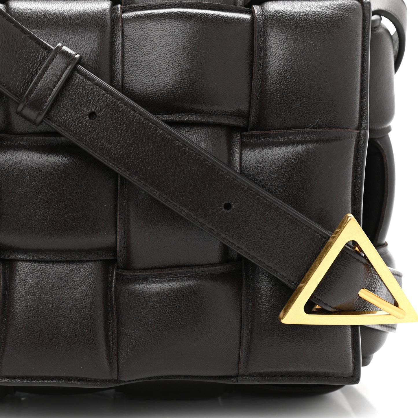 Nappa Maxi Intreccio Padded Cassette Crossbody Bag
