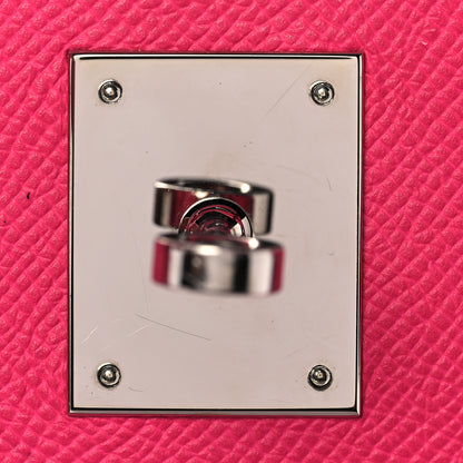 Hermes Epsom Candy Birkin 35 Rose Tyrien Rubis 23 of 51