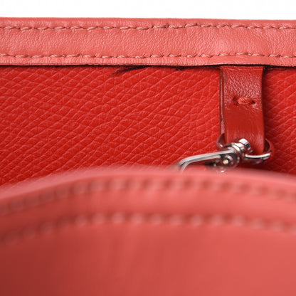 Christian Louboutin Calfskin PVC Love Spikes East West Cabata Tote Red 12 of 12