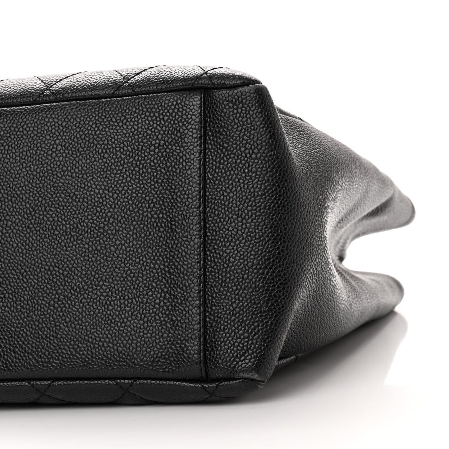 Caviar Quilted Grand Shopping Tote GST Black