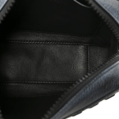 Balenciaga Grained Calfskin Embossed Car Camera Bag Black White Dirt 5 of 11