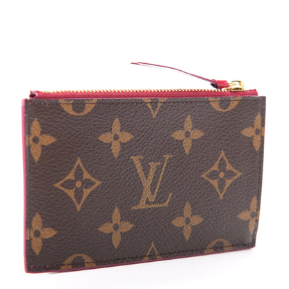 Louis Vuitton Monogram Zipped Card Holder Fuchsia 3 of 8