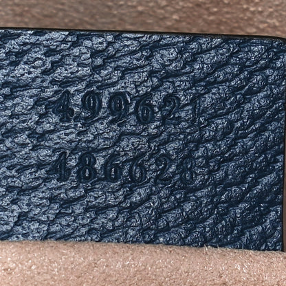 Gucci Textured Dollar Calfskin Web Small Ophidia Dome Shoulder Bag Blue Agata 7 of 13
