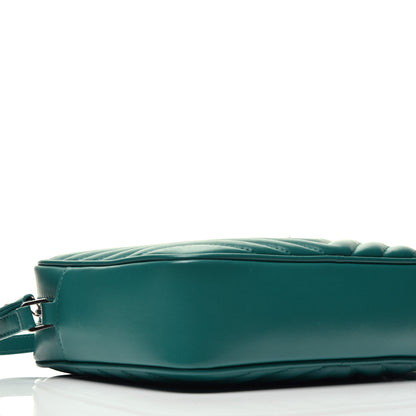 Saint Laurent Calfskin Matelasse Monogram Lou Camera Bag Green 8 of 9