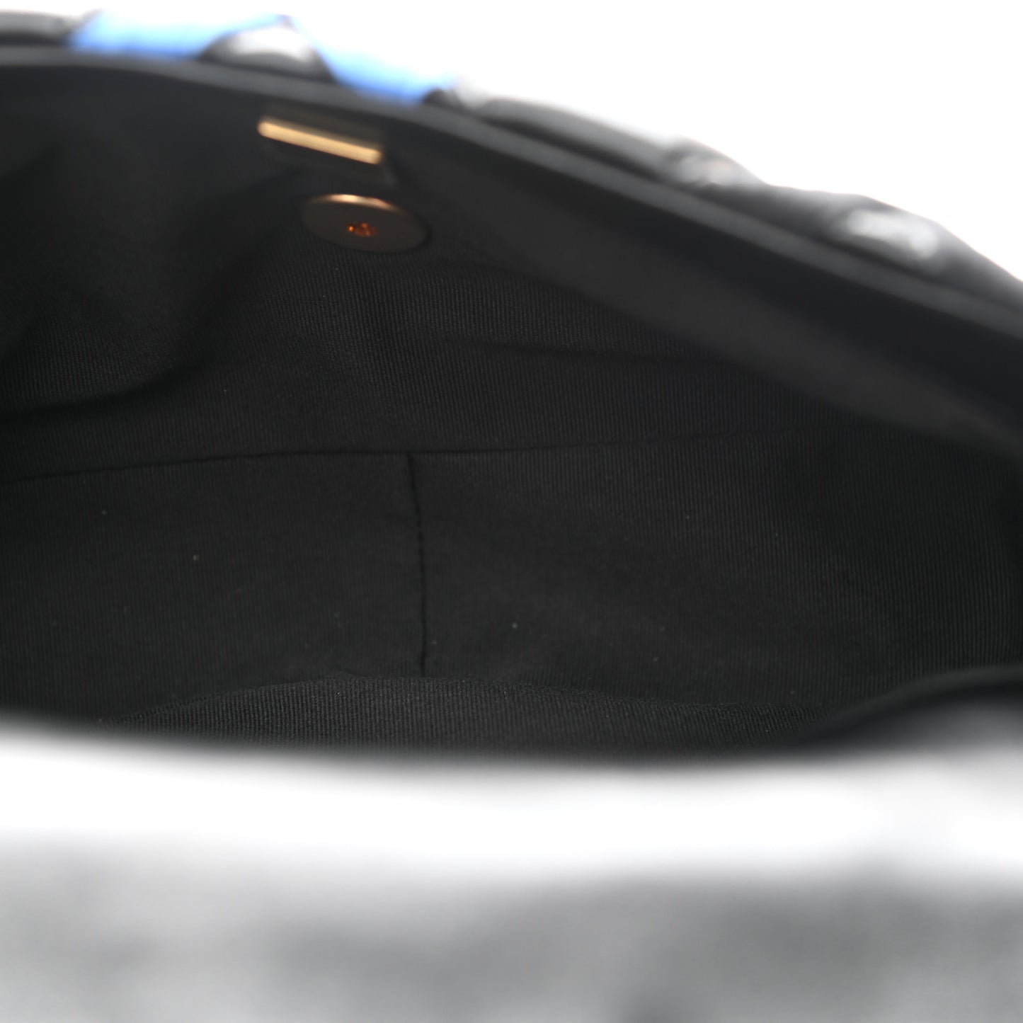 Lambskin Printed Fabric Medium Chanel 19 Flap Black Multicolor