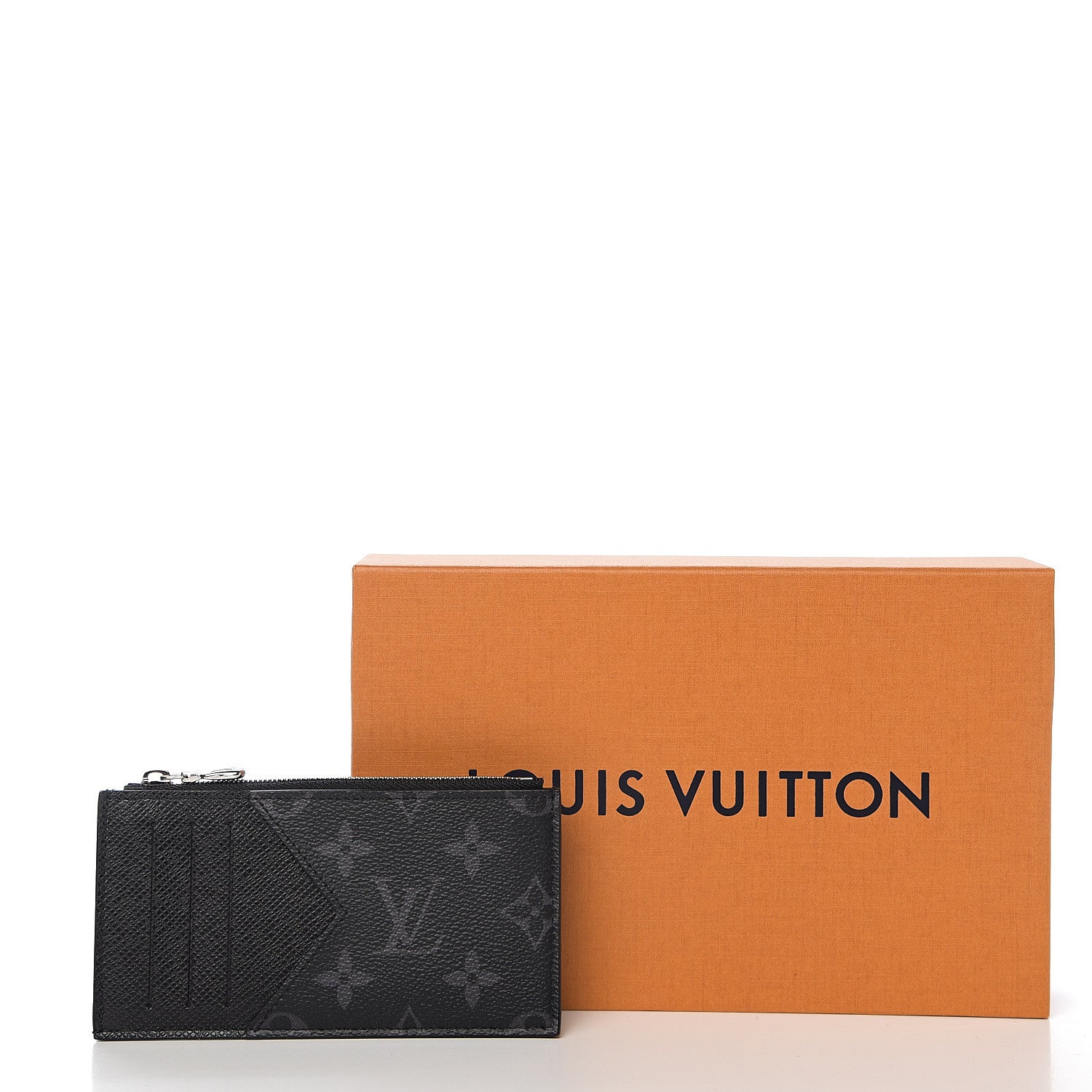 Louis Vuitton Monogram Eclipse Taiga Coin Card Holder 6 of 6