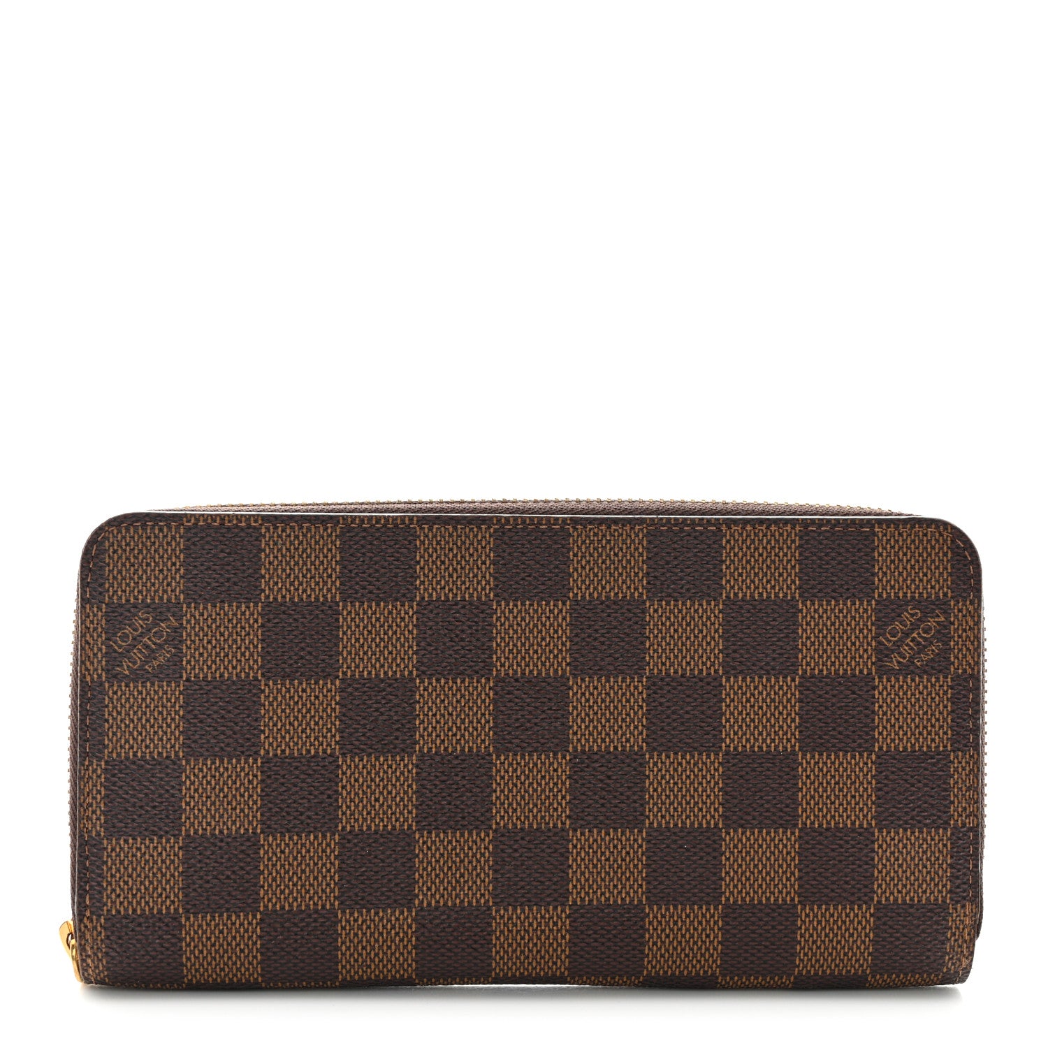 Louis Vuitton Damier Ebene Zippy Wallet Rose Ballerine 1 of 10