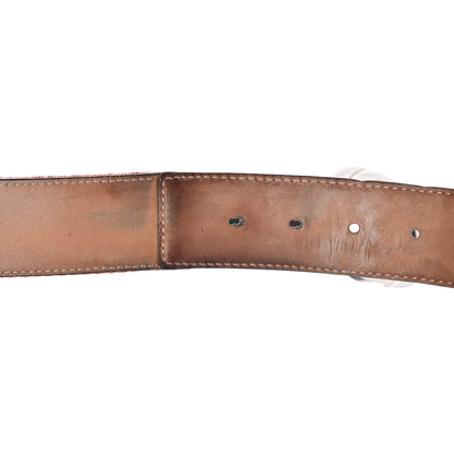 Gucci Canvas Web Interlocking G Belt 90 36 Green Red 8 of 12