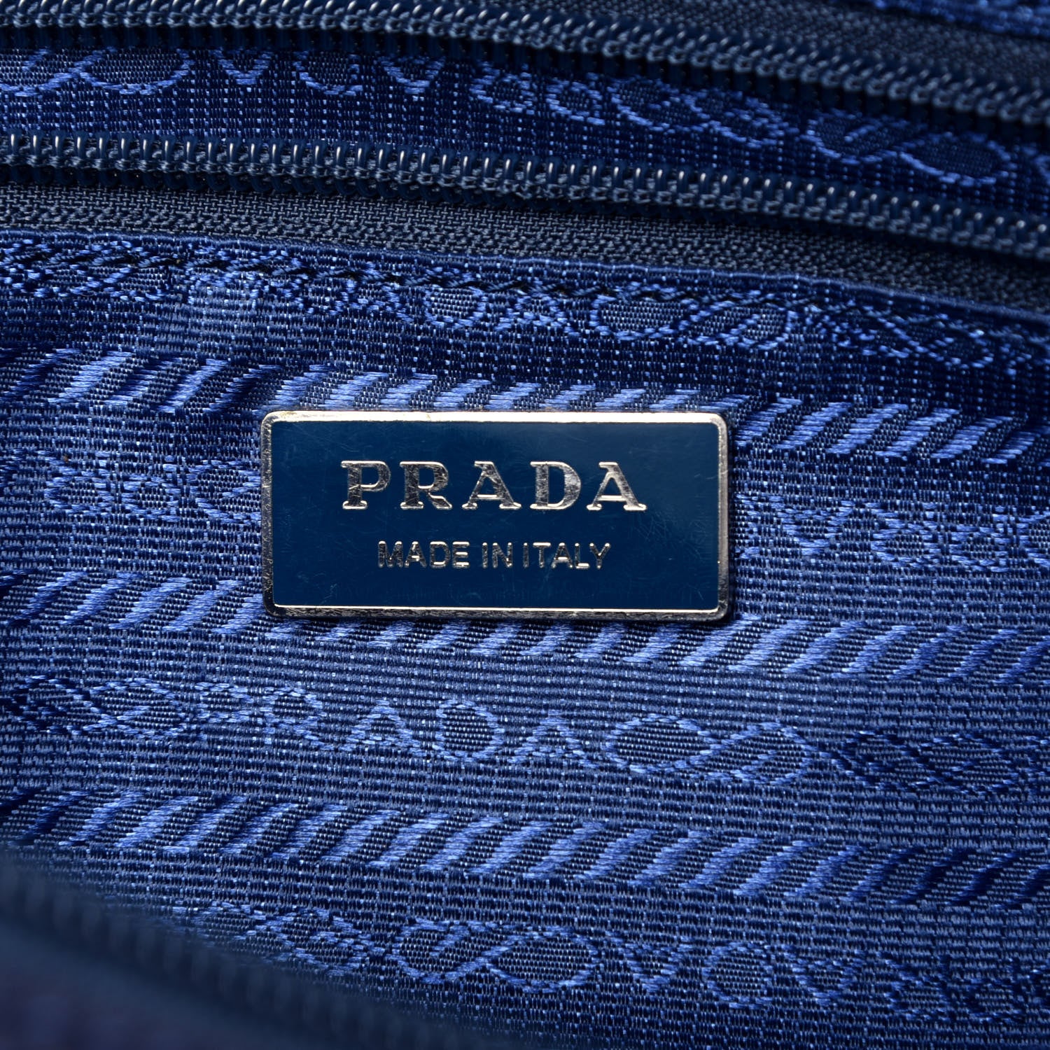 Prada Nylon Vela Crossbody Bag Baltico 6 of 8