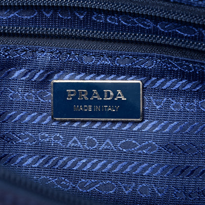 Prada Nylon Vela Crossbody Bag Baltico 6 of 8