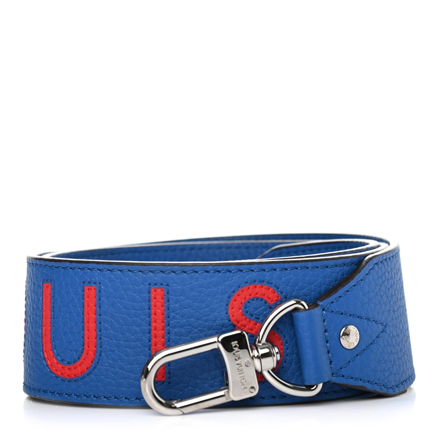 Louis Vuitton Taurillon Bandouliere Shoulder Strap Blue 1 of 4