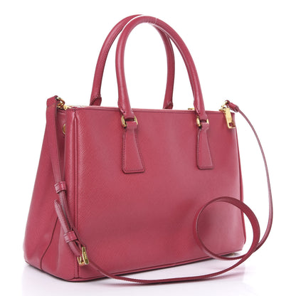 Prada Saffiano Small Galleria Double Zip Tote Tamaris 4 of 12