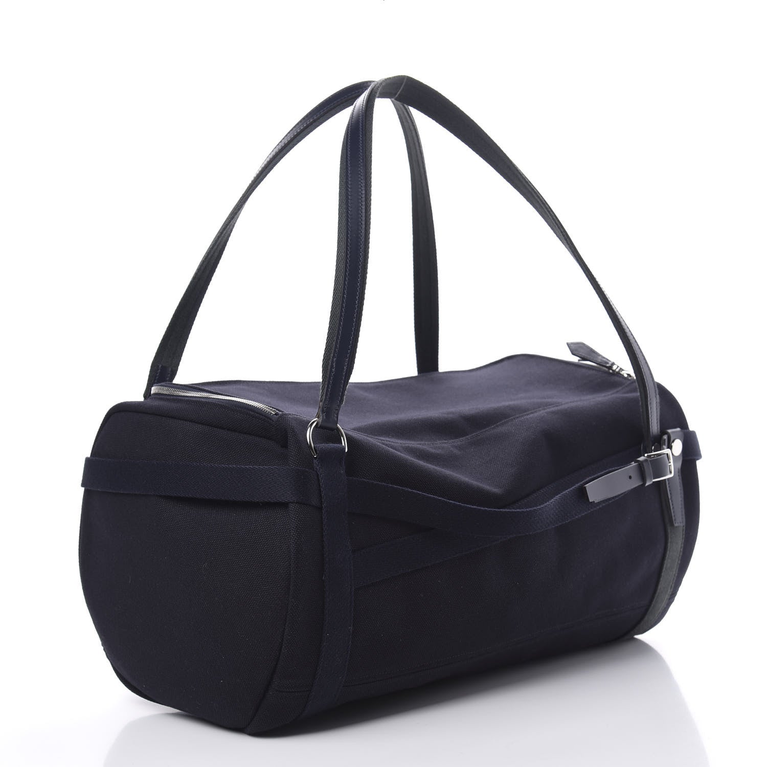 Hermes Toile Goeland Vache Hunter Bridleback 50 Bag Marine Indigo Vert Fonce 5 of 12