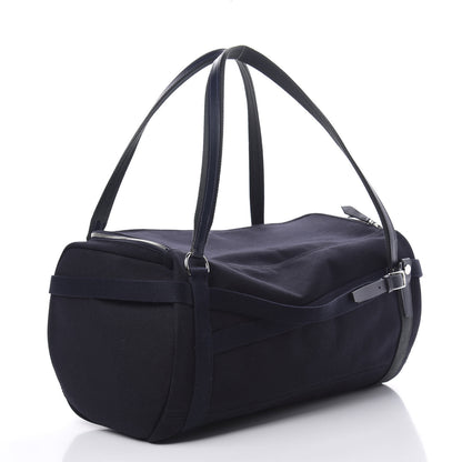 Hermes Toile Goeland Vache Hunter Bridleback 50 Bag Marine Indigo Vert Fonce 5 of 12