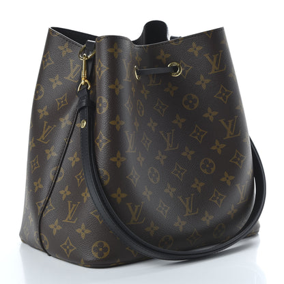 Louis Vuitton Monogram Neonoe MM Black 3 of 9